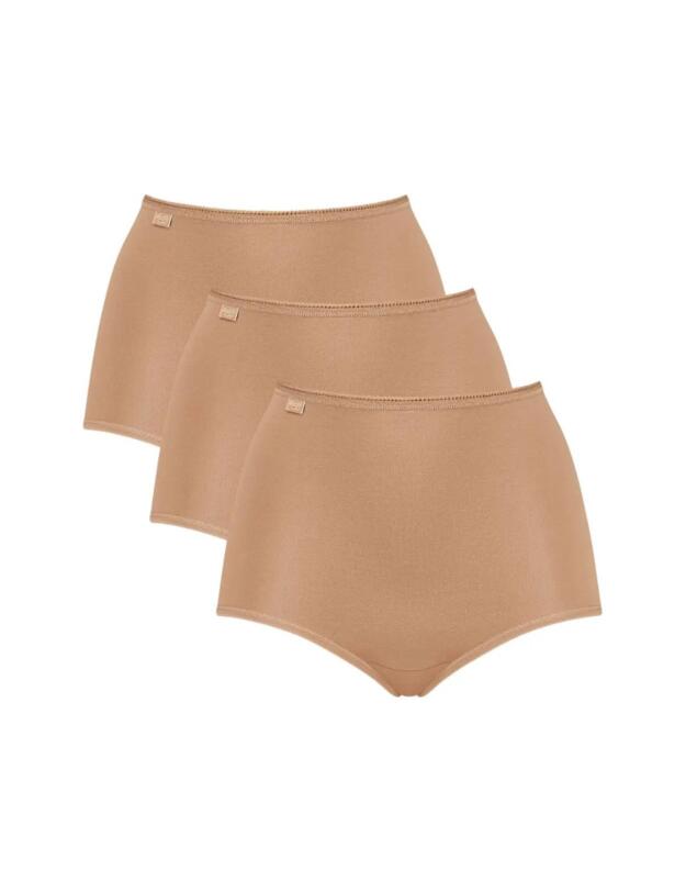 Sloggi 247 Microfibre Maxi Brief 3 Pack Brush