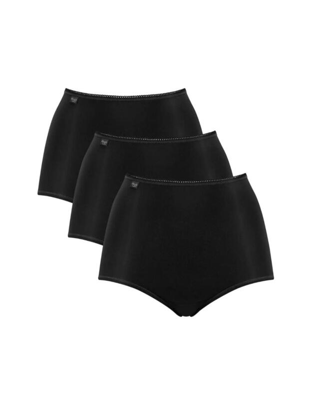 Sloggi 247 Microfibre Maxi Brief 3 Pack Black