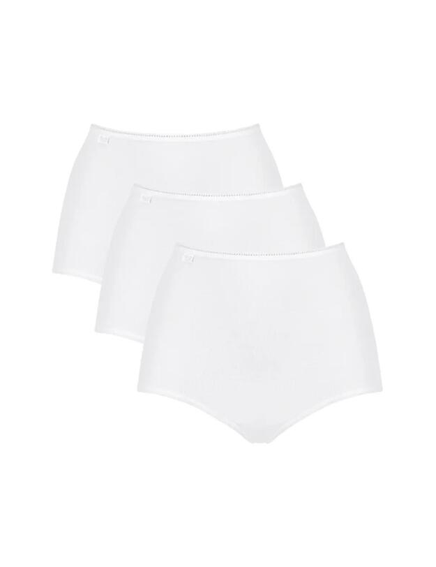 Sloggi 247 Microfibre Maxi Brief 3 Pack White
