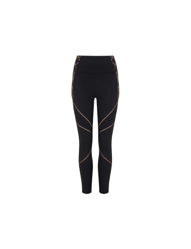 Pour Moi Energy Pulse Panelled Legging Black/Gold