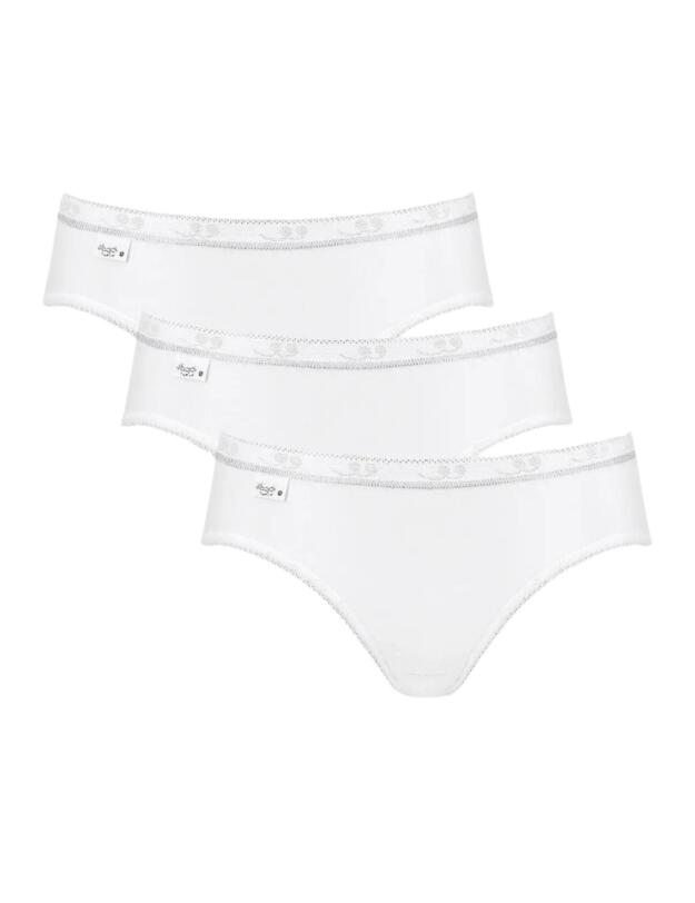 Sloggi Basic+ Diamond Mini Brief 3 Pack White