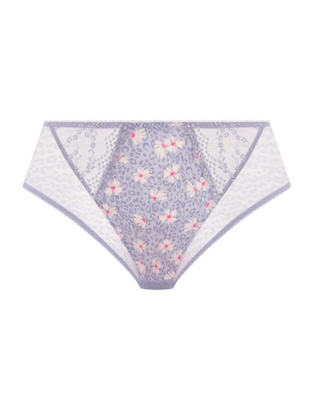 4496 Elomi Lucie High Leg Brief  - 4496 Aleutian