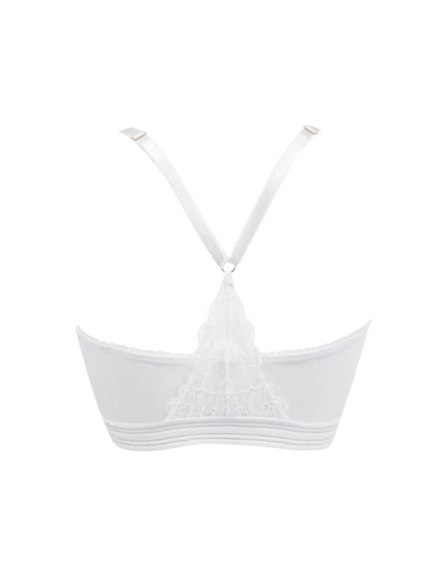Pour Moi Revolution Front Fastening Bralette White