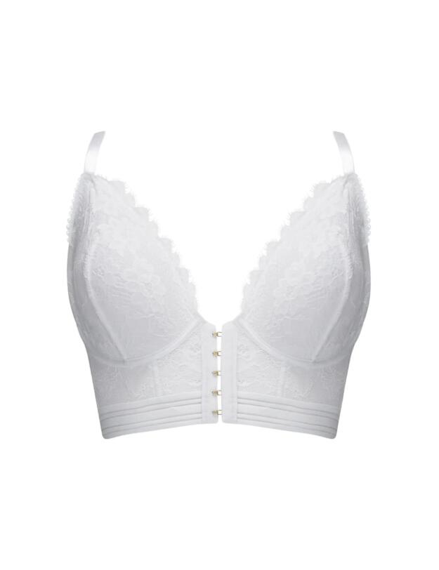 Pour Moi Revolution Front Fastening Bralette White