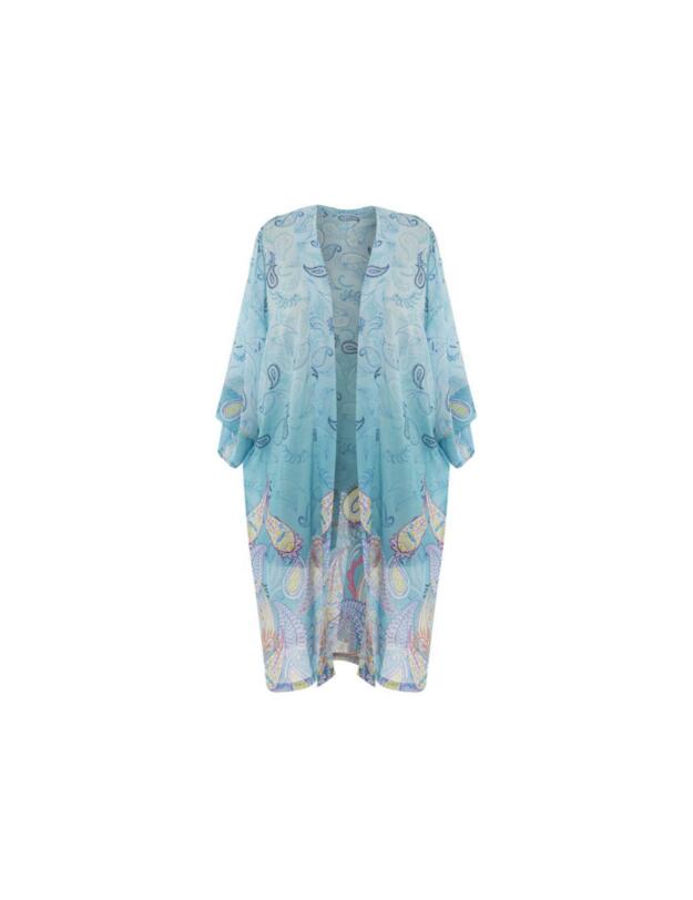 Seaspray Rosalind Kimono Aqua