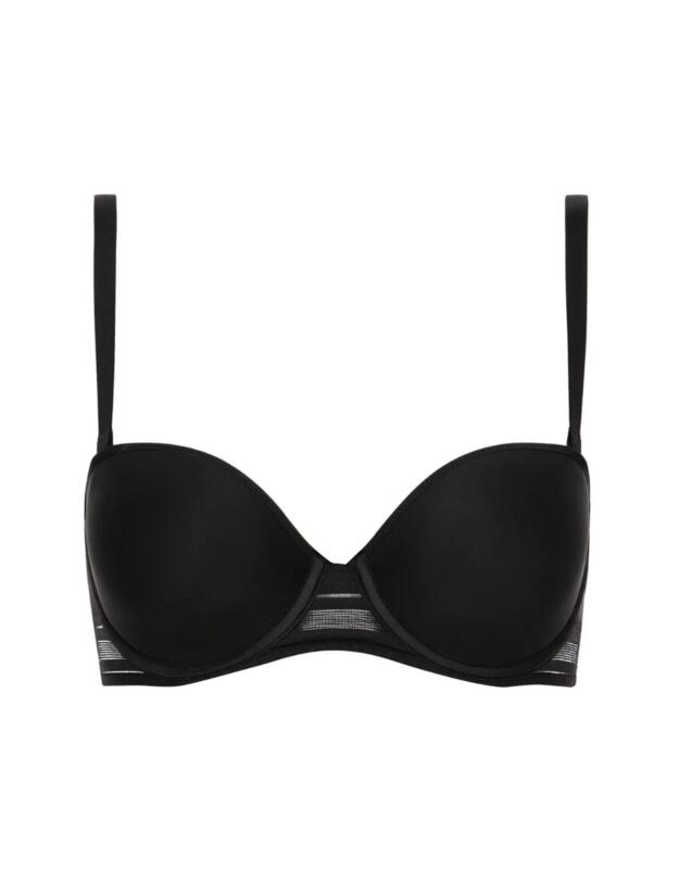 Passionata by Chantelle Rhythm Bandeau T-Shirt Bra Black