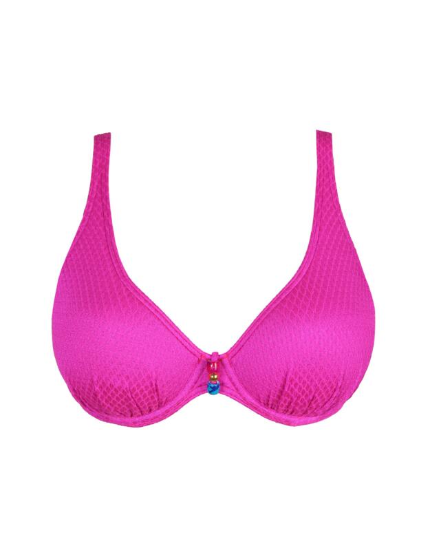 Prima Donna Narta Half Padded Plunge Bikini Top Cactus Flower