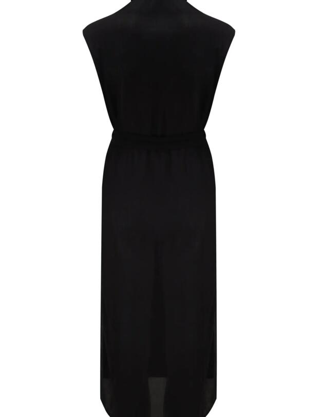 Pour Moi Midi Beach Shirt Black