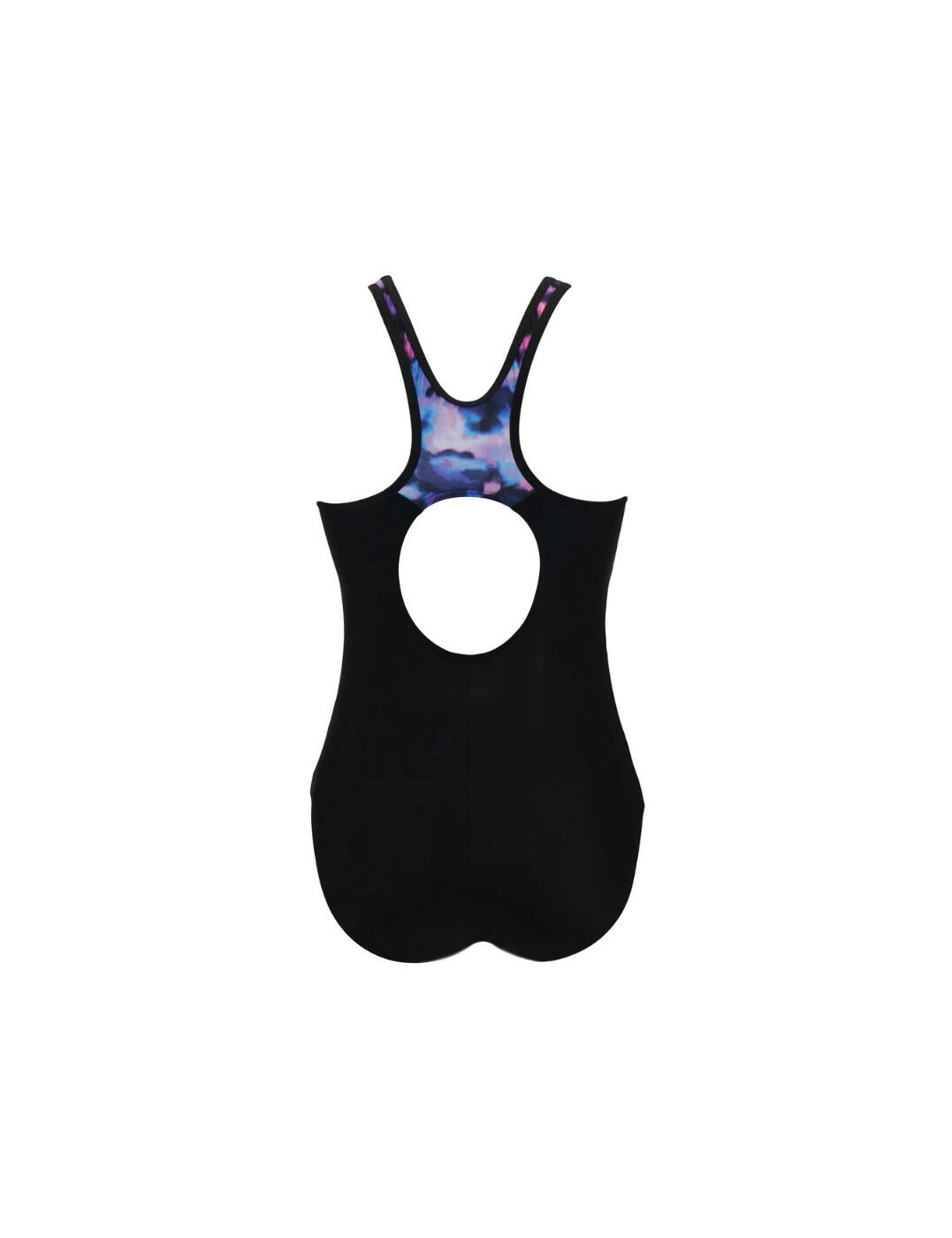 Pour Moi Energy Chlorine Resistant V Neck Linear Swimsuit - Belle Lingerie