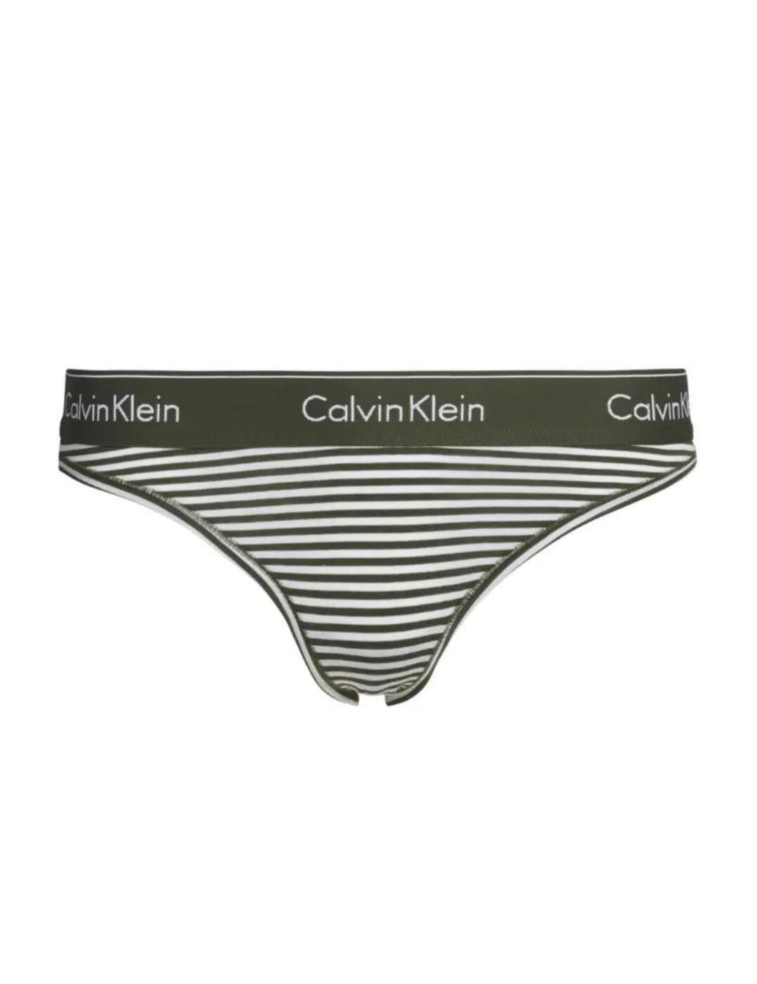 Calvin Klein Modern Cotton Brief Marching Stripe/Duffle
