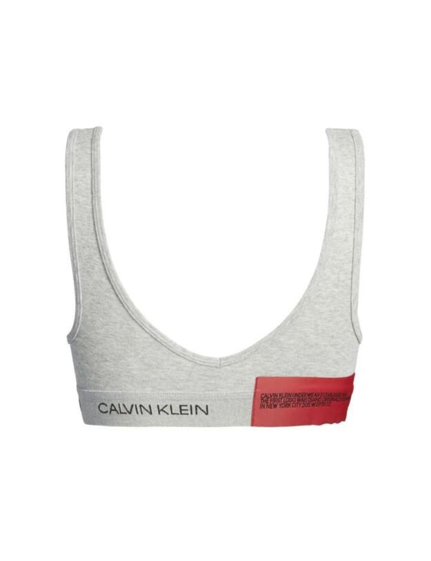 Calvin Klein CK One Bralette Bra Grey Heather