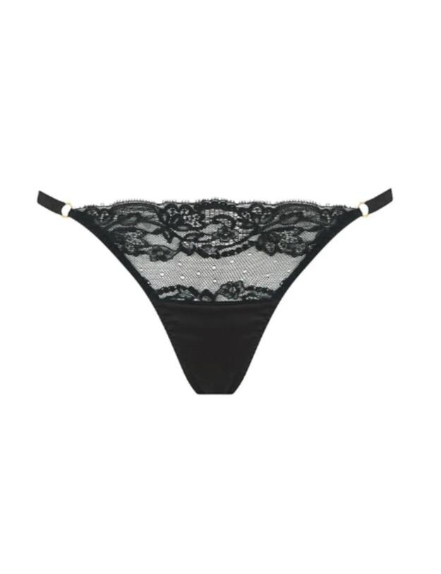 Coco De Mer Seraphine G-String Thong Black