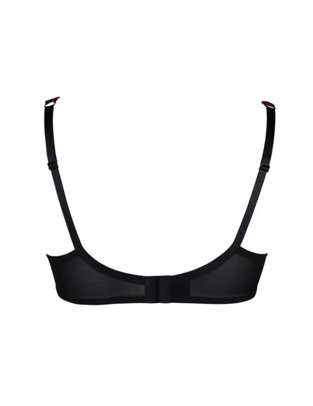  Pour Moi Allure Lightly Padded Bra Black/Red
