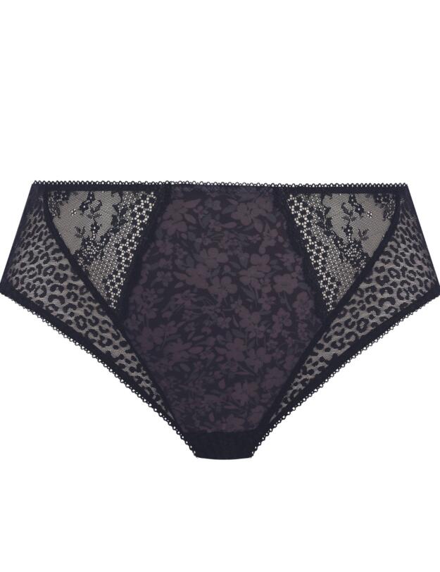 Elomi Lucie High Leg Brief Black