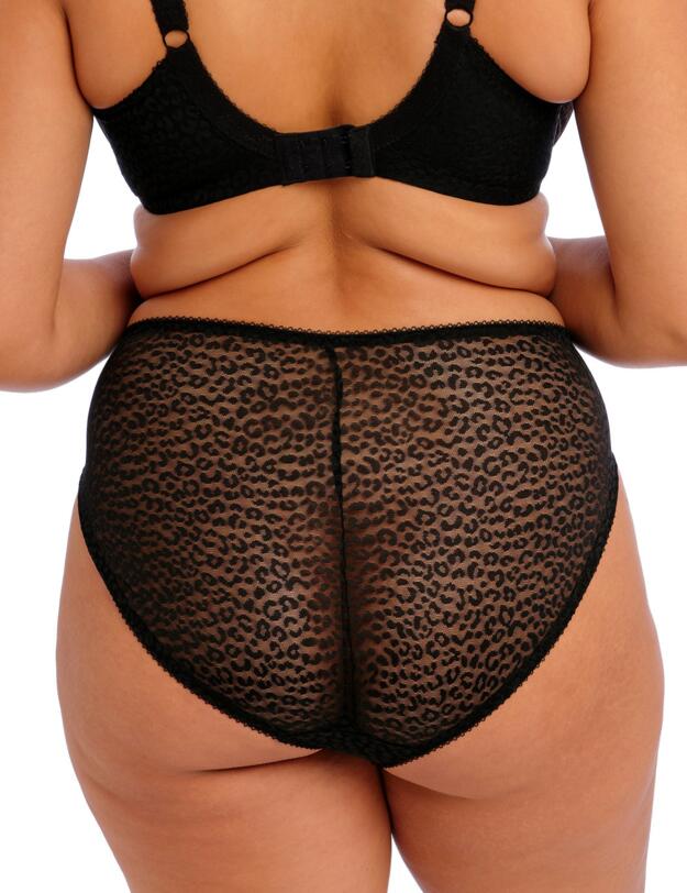 Elomi Lucie High Leg Brief Black