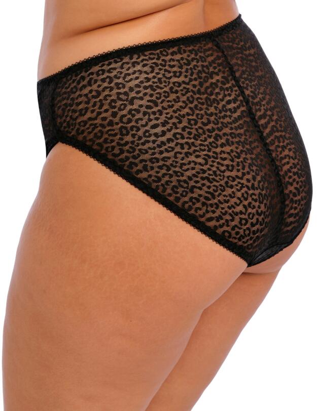 Elomi Lucie High Leg Brief Black