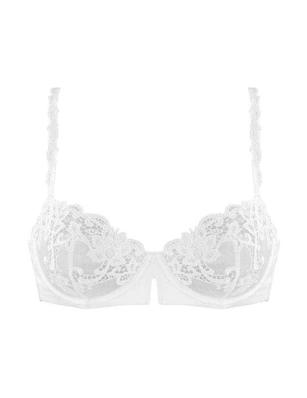 Simone Perele Saga Half Cup Bra White