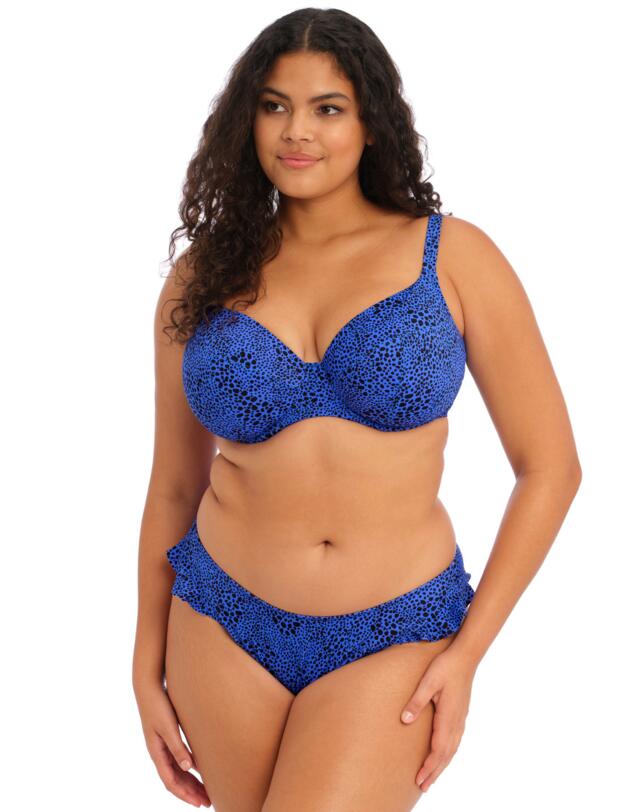 Elomi Pebble Cove Plunge Bikini Top Blue