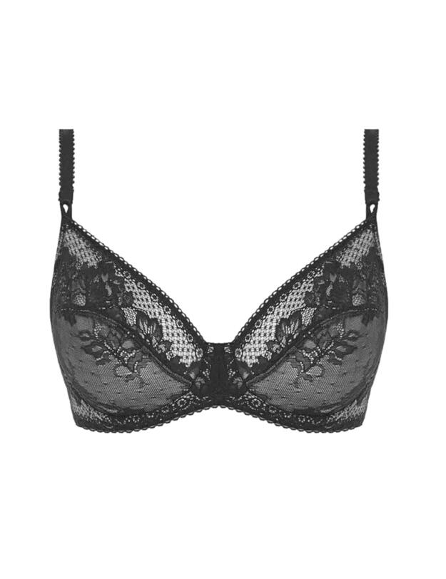 Wacoal Lace To Love Classic Underwire Bra Black 