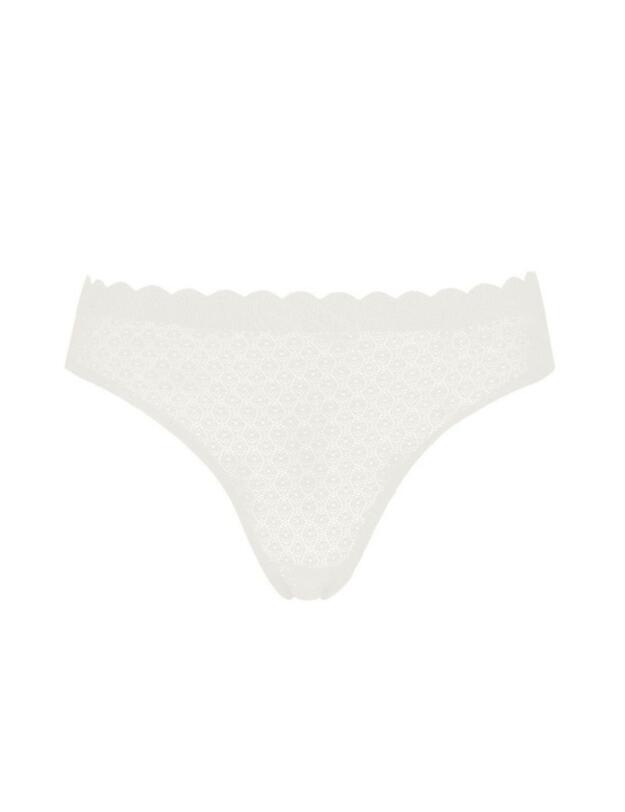 Sloggi Zero Feel Lace Brazil Panty Brief Angora