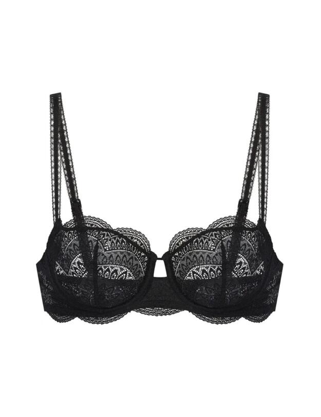 Simone Perele Karma Half Cup Bra Black