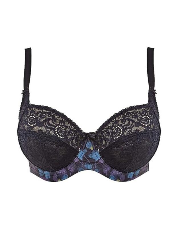Panache Amelie Full Cup Bra Black/Floral