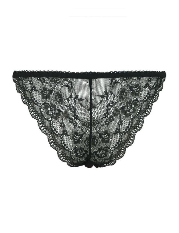 Pour Moi Instinct Brazilian Brief Black/Red