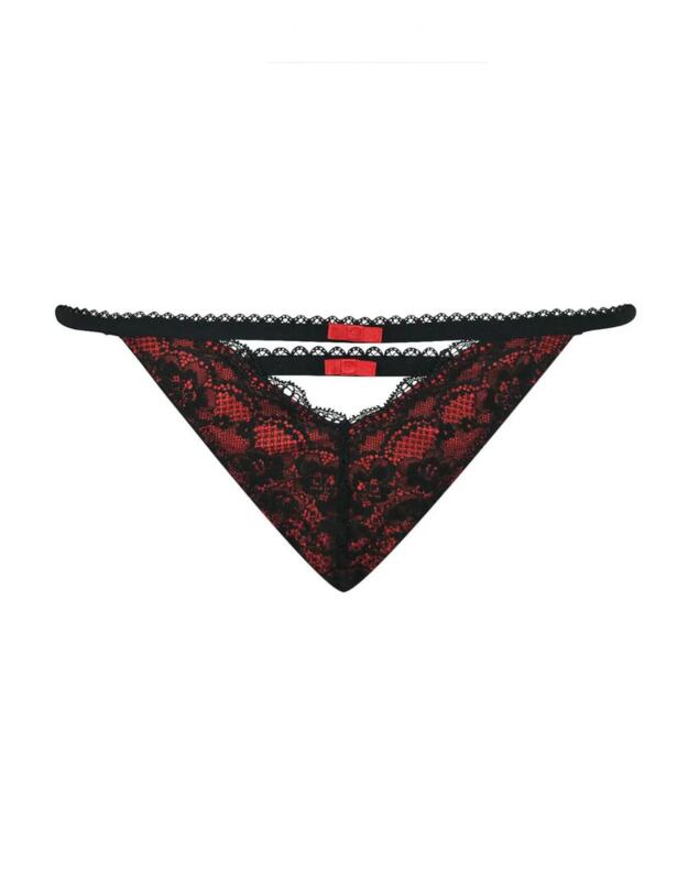 Pour Moi Instinct Brazilian Brief Black/Red