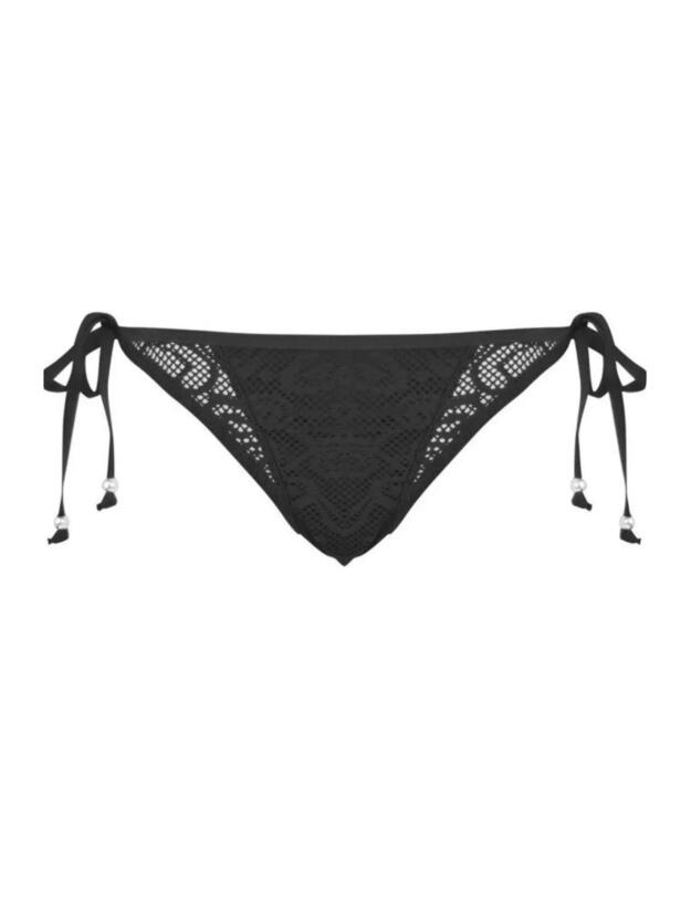 Pour Moi Puerto Rico Tie Side Bikini Brief Black