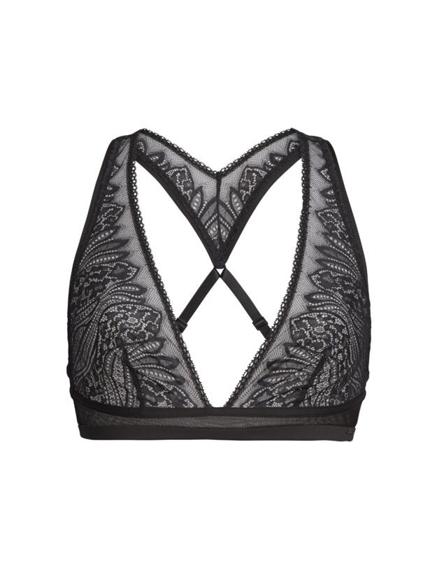Calvin Klein CK Black Bralette Bra Black