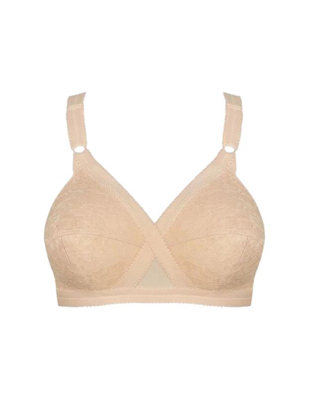 Playtex Cross Your Heart Non-Wired Bra Beige 