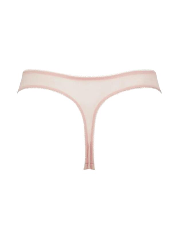  Gossard Superboost Lace Thong  Ballet Pink/Silver