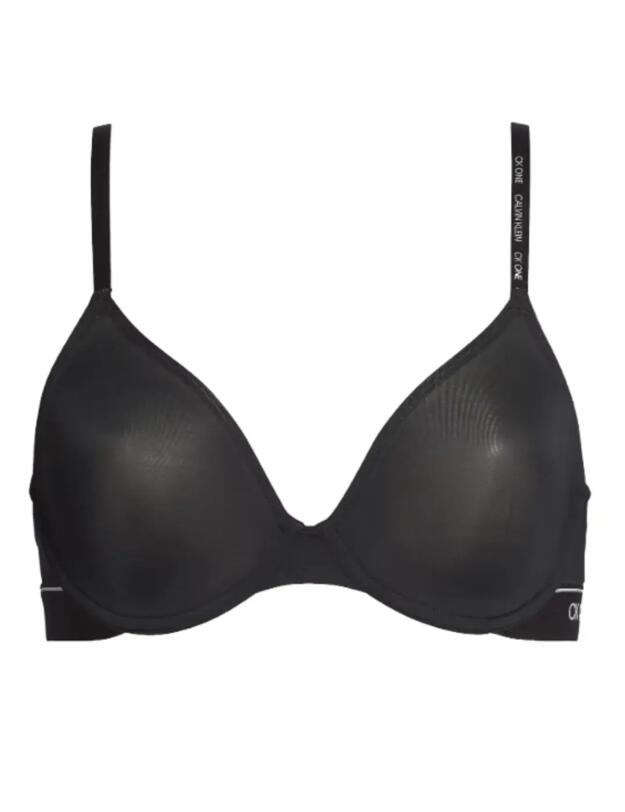 Calvin Klein CK One Micro T-Shirt Bra in Black