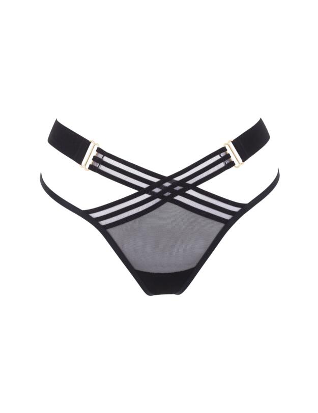 Bluebella Sutton Thong Black