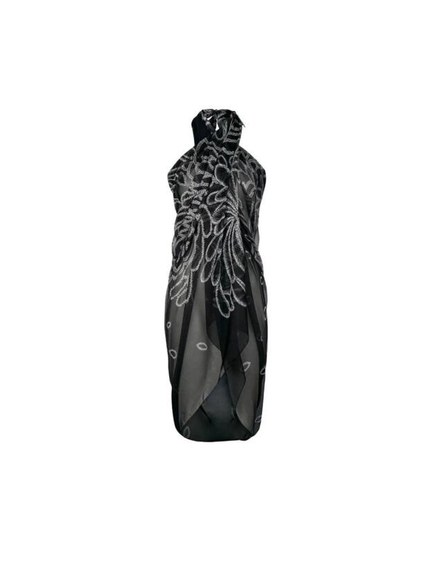 Anita Pareo Beach Cover Up Deep Black