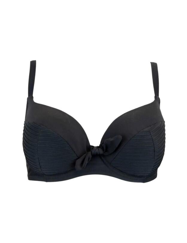 Pour Moi Bali Padded Underwired Bikini Top Black