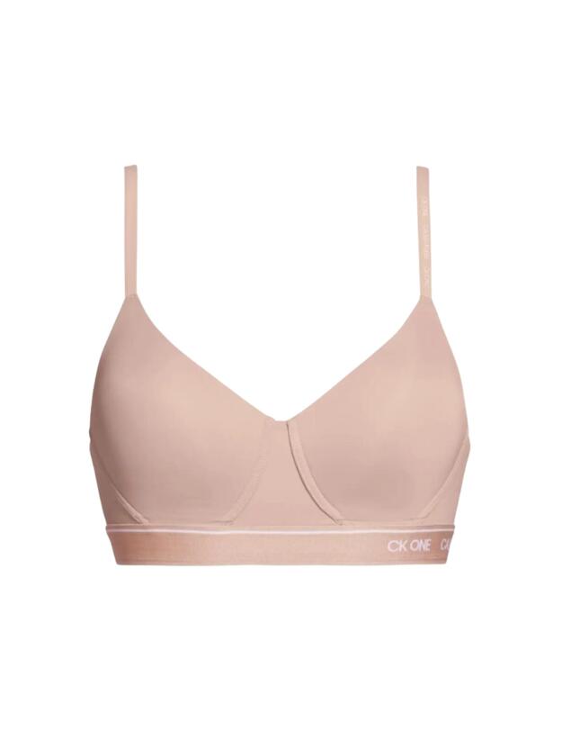 Calvin Klein CK One Micro Bralette Bra  Honey Almond