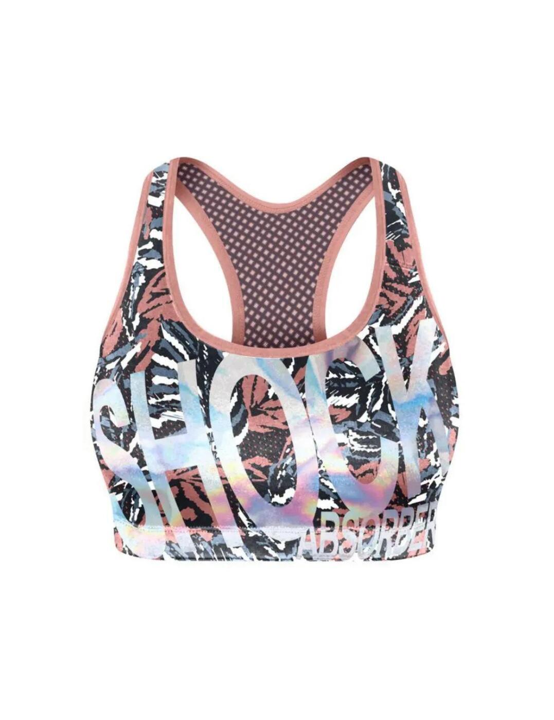 Shock Absorber Active Sports Bra  Tropical Print