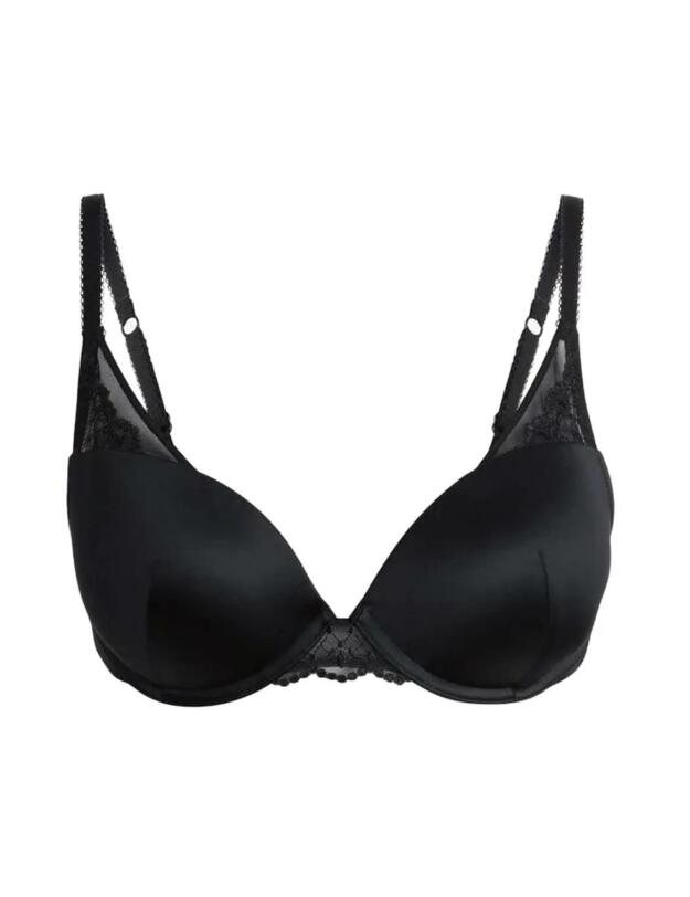 Wonderbra Modern Chic Triangle Push Up Bra Black