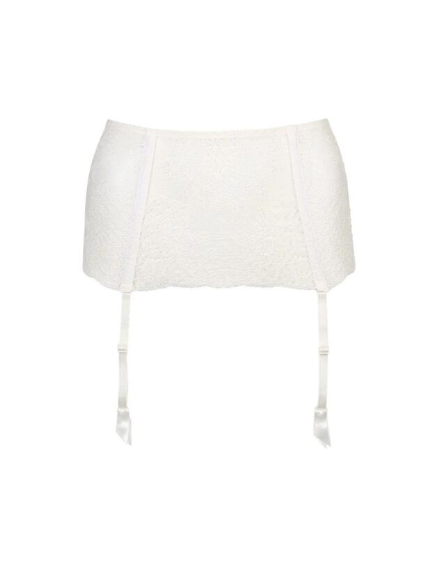 Marie Jo Dahlia Garter Suspender Belt Natural
