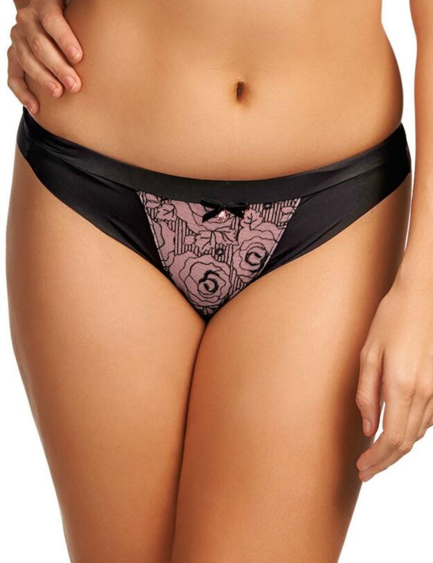 1777 Freya Deco Darling Thong - 1777 Noir