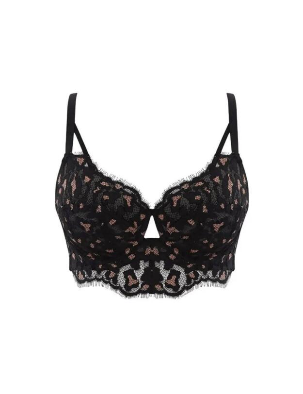 Cleo by Panache Taylor Balconnet Bra Black/Coral