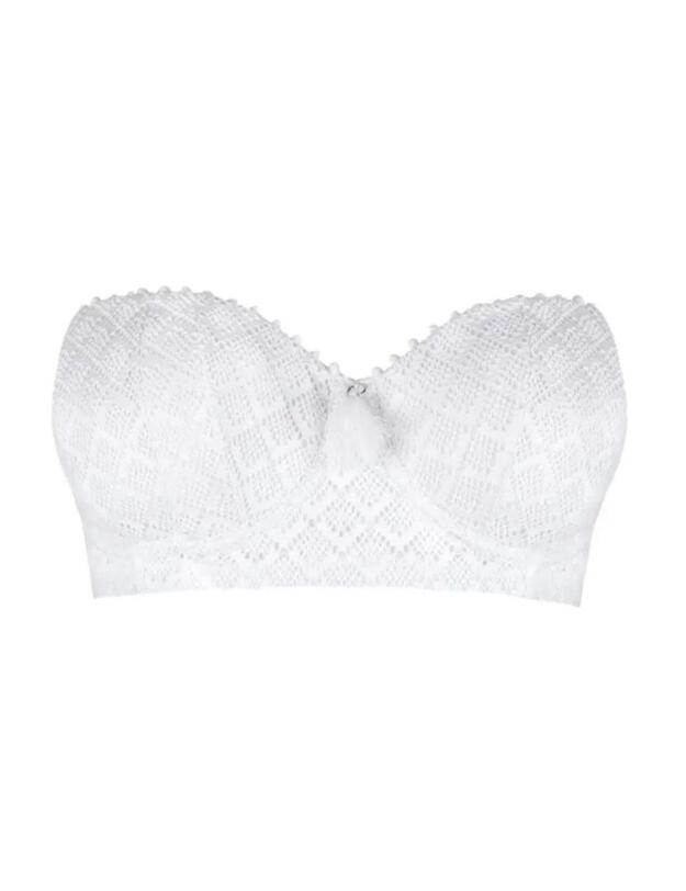 Pour Moi Castaway Removable Straps Padded Bikini Top White