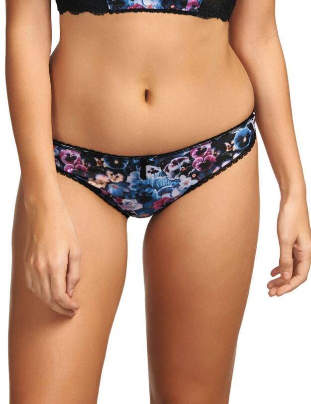 1687 Freya Pansy Thong Midnight - 1687 Thong