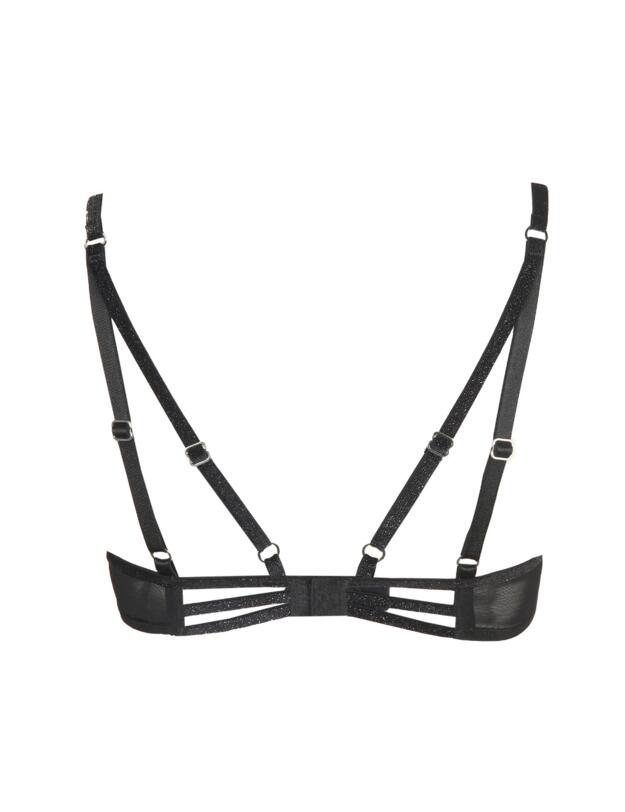 Marie Jo Lous Heart Shaped Padded Bra Black 