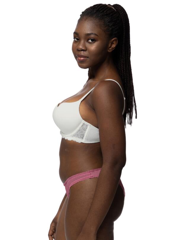 Dorina Clarie Padded Demi Cup Bra Ivory