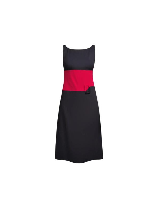 Andres Sarda Beauvoir Swimwear Long Dress Black Sea