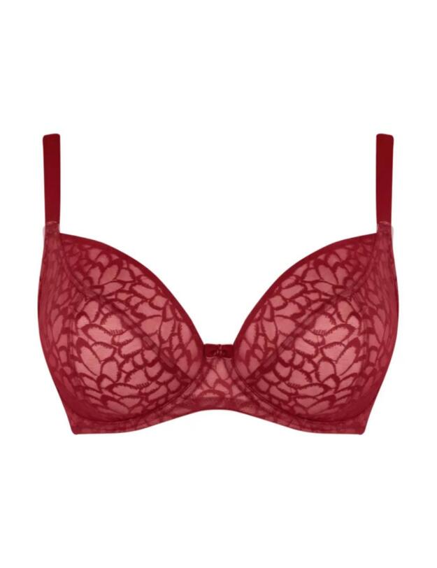 Curvy Kate Love Me Lace Plunge Bra Claret