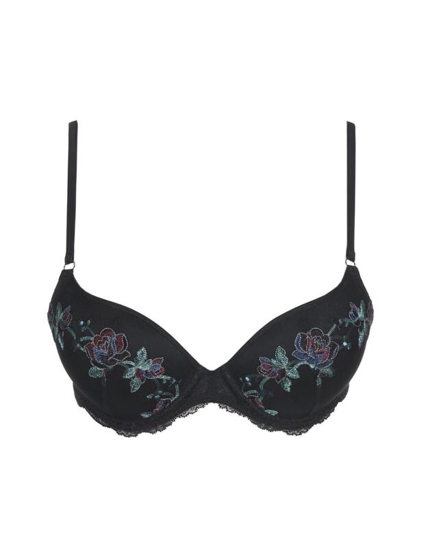 Marie Jo Dahlia Padded Push Up Bra Black