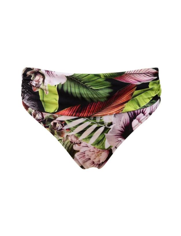  Pour Moi Orchid Luxe Fold Over Bikini Brief Multi Print